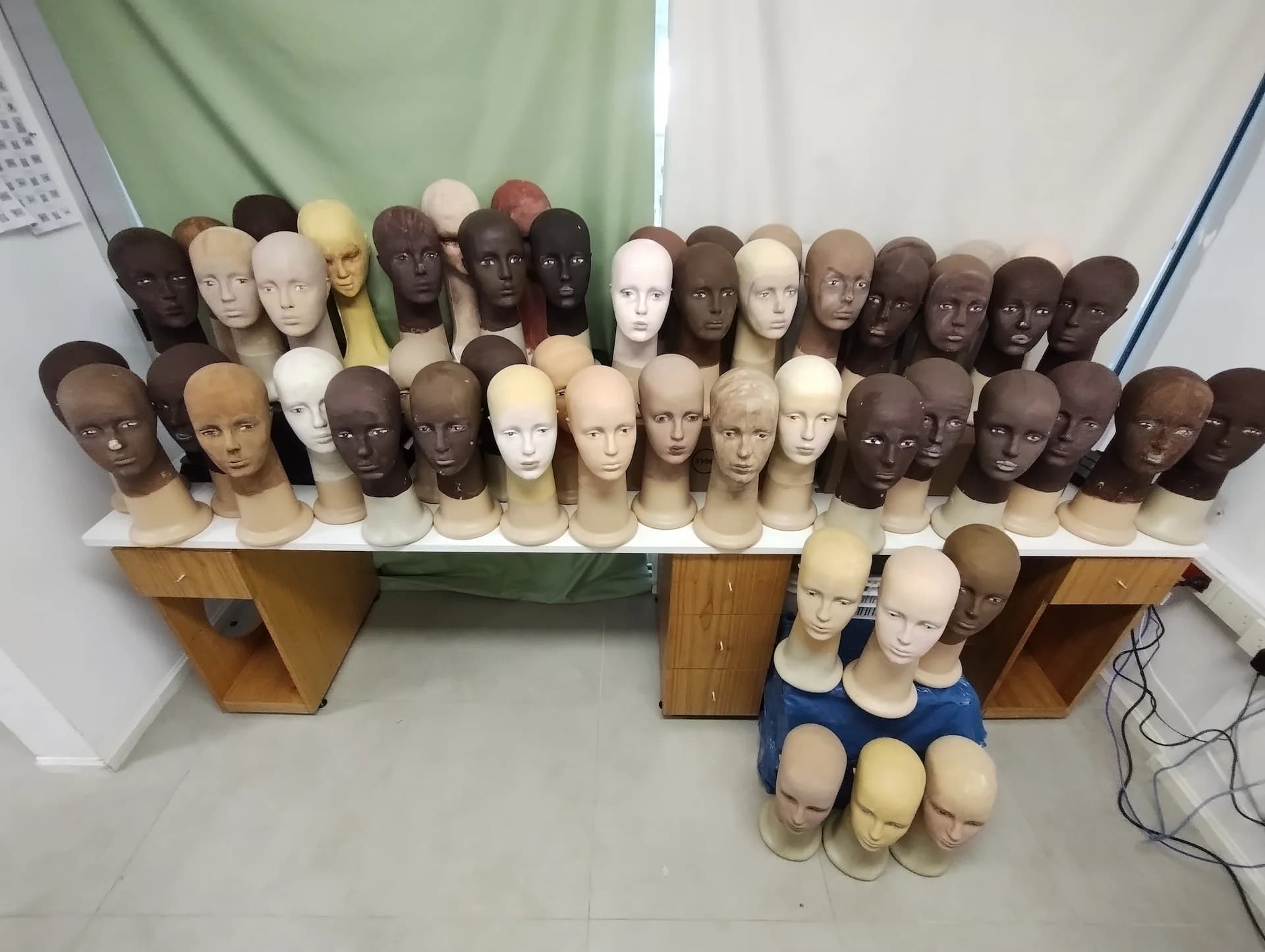 Mannequins used for realistic biometric testing scenarios